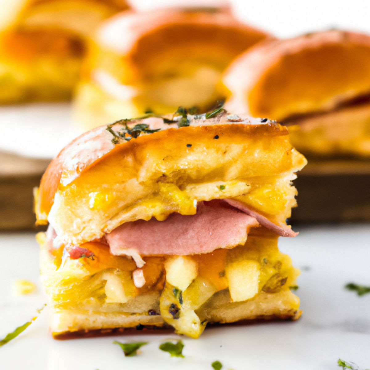 turkey cheese sliders